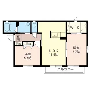 コスモス【1階】の間取り