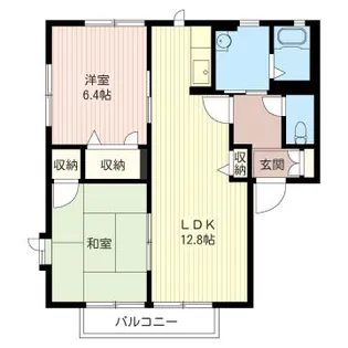 アスティオスB【2階】の間取り