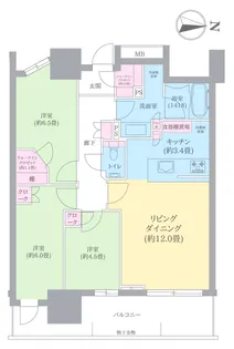 幕張ベイパークスカイグランドタワー【30階】の間取り