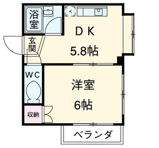 あやら白鳥【2階】の間取り