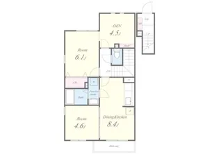 スウィートベル【2階】の間取り