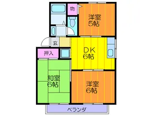 アネックス1【2階】の間取り
