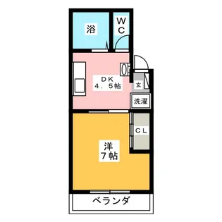 MISAハイツ【2階】の間取り