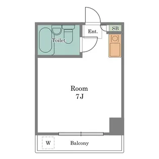 ダジュール松原【3階】の間取り