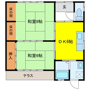 岐阜県岐阜市正木北町【一戸建】の間取り