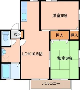 ドリームハウスC【2階】の間取り