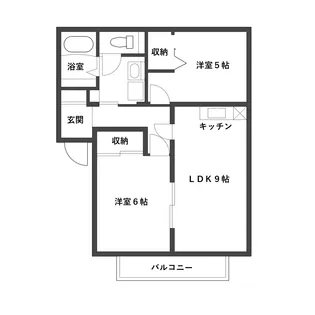 グリーンヒル【2階】の間取り