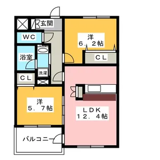SERENOII【1階】の間取り