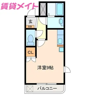 ハウスゆき【1階】の間取り