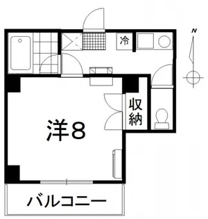 ハイツT.O【1階】の間取り
