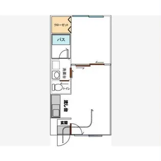 ピュアパレス函館II【2階】の間取り