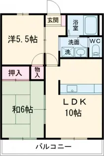 リーフマンション【2階】の間取り