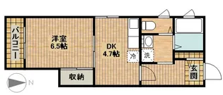ヴェルジュ千葉【2階】の間取り