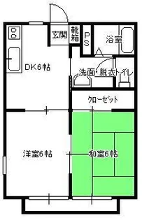 ウェルビーイングB【1階】の間取り