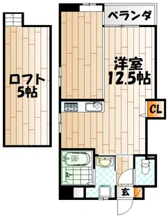 LUMINOUS AI 清水【7階】の間取り