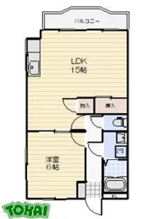 グレース松阪【2階】の間取り