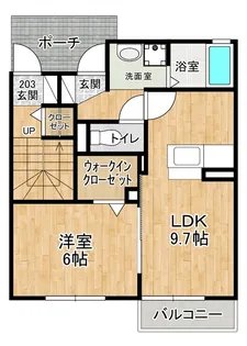 アゼリア【1階】の間取り