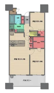 ベリスタタワー福島【19階】の間取り