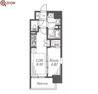 1LDKの間取り画像