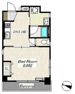 グリーンスクエアみその【3階】の間取り