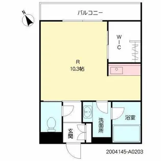 シャーメゾン・ドゥリシェス【1階】の間取り