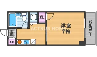大阪府大阪市阿倍野区阪南町7【マンション】の間取り
