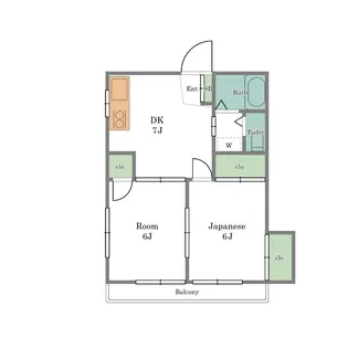 KDソシア【2階】の間取り