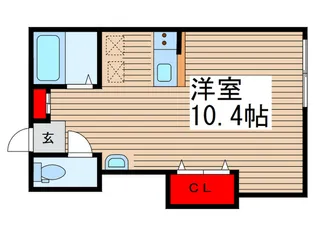 グランニール新検見川【1階】の間取り