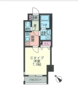 東京都渋谷区初台2【マンション】の間取り