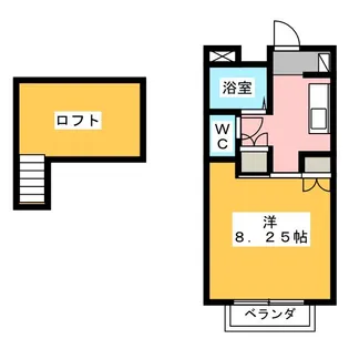 アルカンシェール【2階】の間取り
