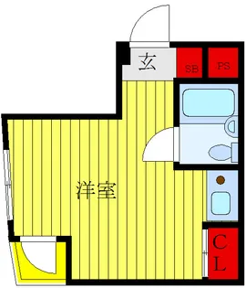 キャッスルマンション赤羽【2階】の間取り