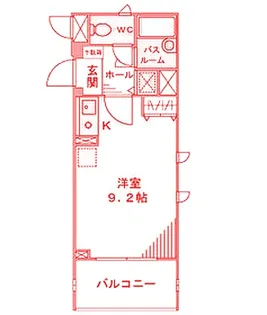 アミティエ【4階】の間取り