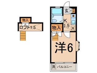 メゾンド アミ【2階】の間取り