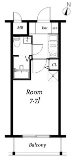 ケイ・ティ・ファースト(KTファースト)【5階】の間取り
