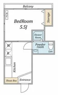 パティオ大井町【2階】の間取り