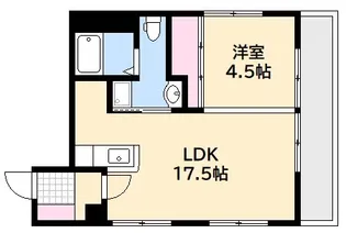 カトレアビル【2階】の間取り