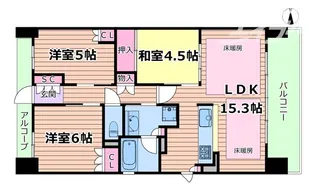 ファインフラッツ天王寺アーバネックス【6階】の間取り
