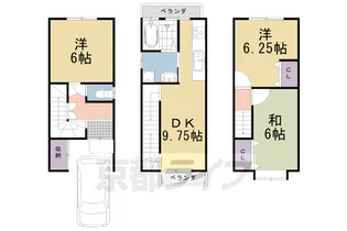 京都府京都市南区久世大薮町【一戸建】の間取り