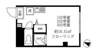 プレシャス方南町(プレシャスホウナンチョウ)【3階】の間取り