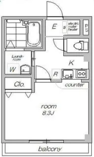 ブルーシア浅草橋【2階】の間取り