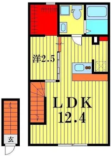 ARCENCIEL OSHIAGE【3階】の間取り