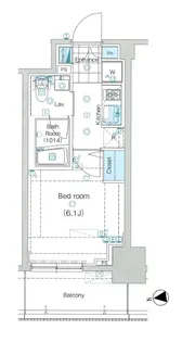 ロイズスクエア東陽町【7階】の間取り