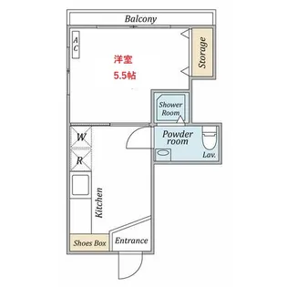 東京都品川区大井5【マンション】の間取り