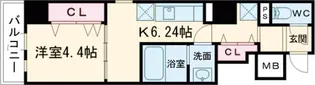 ドエル中野【5階】の間取り