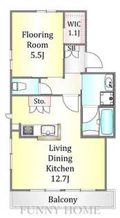 Precia自由が丘【3階】の間取り