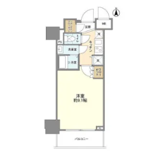 フェニックス西参道タワー【6階】の間取り