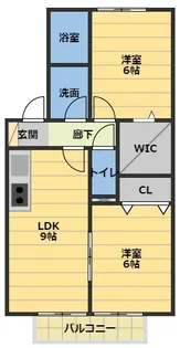 ル・モンド・グランデB棟【1階】の間取り