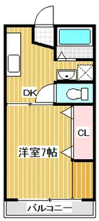 マサキハイツ【2階】の間取り