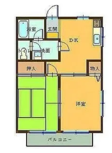 コーポマキ【2階】の間取り