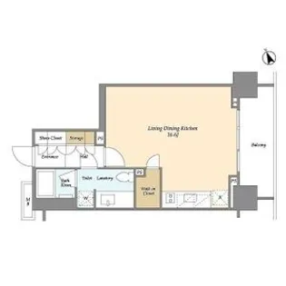 ASPRIME八丁堀【3階】の間取り